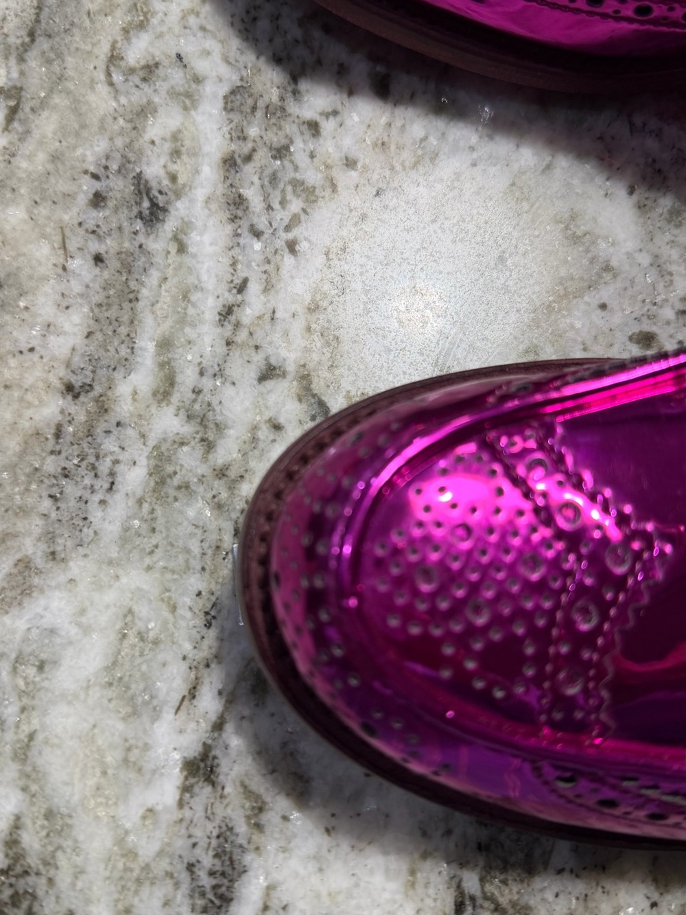 The Office of Angela Scott Ms Charlotte Magenta Loafers Pink Loafers NIB - Picture 12 of 17